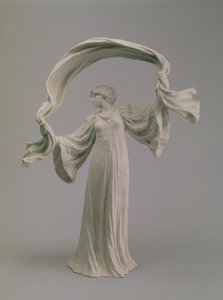 Bailarina con un pañuelo de un centro de mesa, Sèvres, 1900