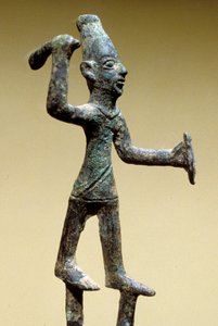 Figura de Baal, Cananeo (bronce)