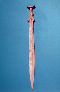 Espada, encontrada en el Saona en Neuville de Age Bronze