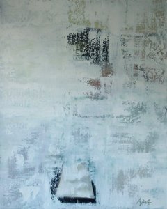 Diciembre, 2019, óleo sobre lienzo de Agnes Girardon
