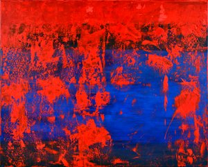 Sin título, 2017 (acrílico sobre lienzo) de Agnes Girardon
