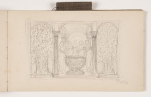 Boceto para "La primavera de la patria" de Agnes Slott Møller