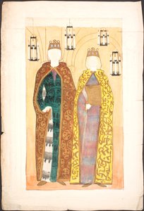 Boceto para Las hijas de Hr. Ebbe de Agnes Slott Møller