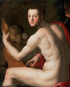 Retrato de Cosimo I de Medici como Orfeo de Agnolo Bronzino