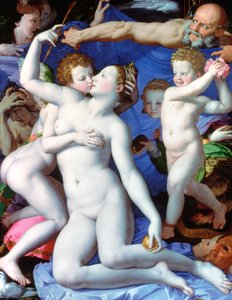 Una Alegoría con Venus y Cupido