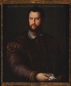 Retrato de Cosimo I de Medici, 1566 de Agnolo Bronzino