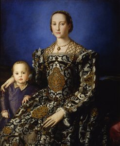 Retrato de Eleonora de Toledo con su hijo Giovanni de Agnolo Bronzino