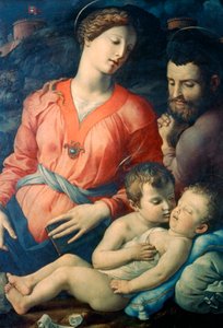 La Sagrada Familia Panciatichi, 1530-1532 de Agnolo Bronzino