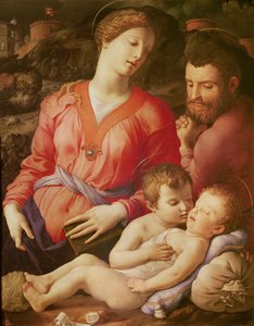 La Sagrada Familia Panciatichi, c. 1540 de Agnolo Bronzino