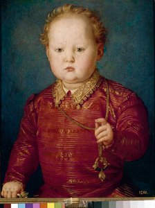 Retrato de García de Médici como niño de Agnolo Bronzino