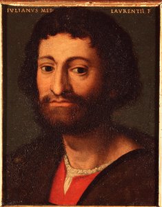 Retrato de Julien de Medicis (1478-1516) (Giuliano de Medici) Duque de Nemours de Agnolo Bronzino