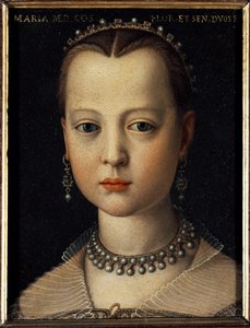 Retrato de María de Médici (1540-1557), hija de Cosme I de Toscana de Agnolo Bronzino