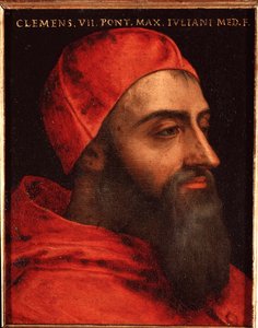 Retrato del Papa Clemente VII (1478-1534) de Agnolo Bronzino