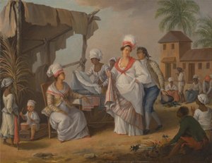 Día de mercado, Roseau, Dominica de Agostino Brunias