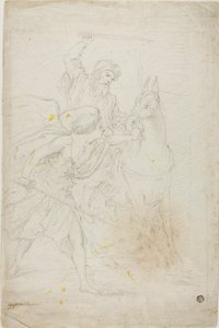 El asno de Balaam de Agostino Carracci
