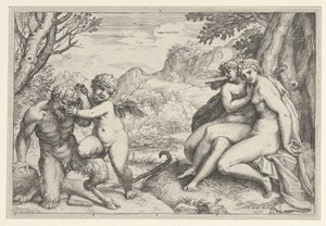Omnia Vincit Amor de Agostino Carracci