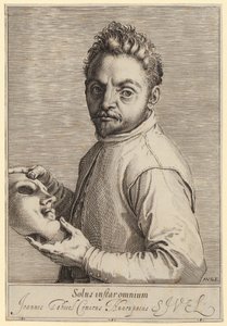 Retrato de Giovanni Gabrielli, llamado «Il Sivello» de Agostino Carracci