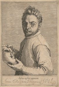 Retrato de Giovanni Gabrielli, llamado «Il Sivello» de Agostino Carracci