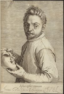 Retrato de Giovanni Gabrielli de Agostino Carracci