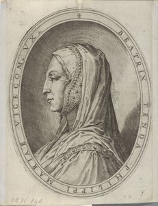 Portret van Beatrice de Tenda