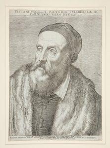 Tiziano Vecelli (Tiziano) de Agostino Carracci