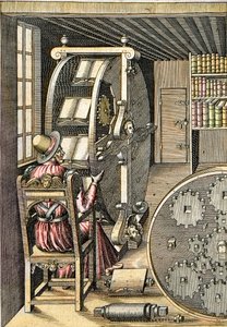 Escritorio giratorio - De “Le Diverse et Artifiose Machine” por Agostino Ramelli (1531-1608) - París 1588