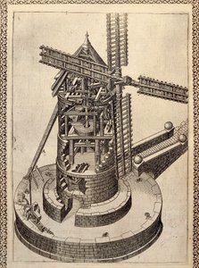 Molino de viento de Agostino Ramelli