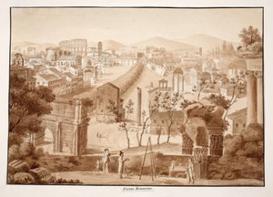 Forum Romanum, 1833 de Agostino Tofanelli