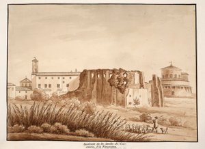 Hipódromo de la familia de Constantino, Via Nomentana, 1833 de Agostino Tofanelli