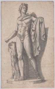 Apolo, ca. 1514-36 de Agostino Veneziano