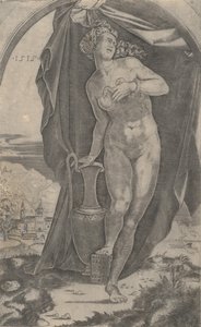Cleopatra de Agostino Veneziano