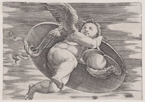 Eros Robando el Escudo del Hombre