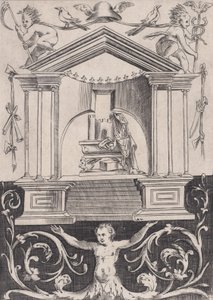 Panel Ornamental, ca. 1514-36 de Agostino Veneziano