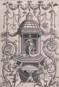 Panel ornamental, ca. 1514-1536 de Agostino Veneziano