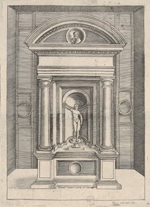 Primum Tenplum Iovis in Capitolio de Agostino Veneziano