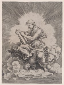 San Juan, fechado en 1518 de Agostino Veneziano