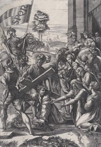 El Porte de la Cruz de Agostino Veneziano