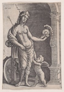 El Amor a la Gloria de Agostino Veneziano