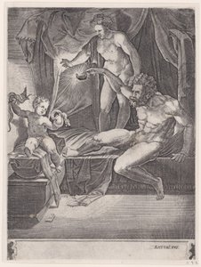 El Joven Hércules en su Cuna, fechado 1533