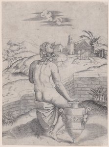 Mujer Sentada cerca de un Jarrón, ca. 1514-36