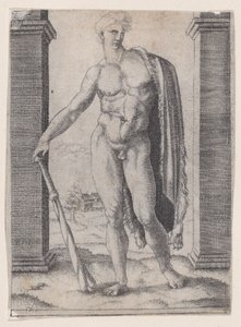 Joven Hércules de Agostino Veneziano