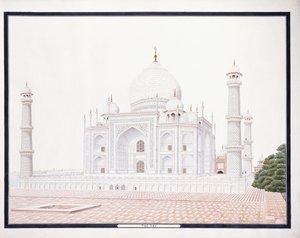El Taj, c. 1815 de Agra School