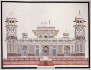 La Tumba de Etahmadowlah, c. 1815 de Agra School