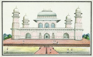 La Tumba de Itimad-Ud-Daula, cerca de Agra de Agra School
