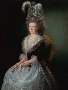 Retrato de María Josefa Piscatori, marquesa de San Andrés (1757-1807), esposa de Pedro López de Lerena. de Agustín Esteve