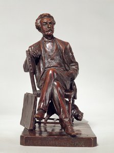 Retrato sentado de Jean Leon Gerome (1824-1904) (bronce)