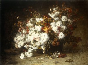 Naturaleza muerta de flores de Aime Perret