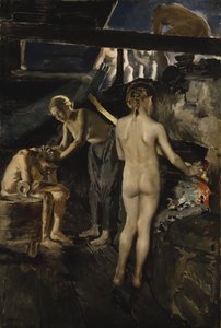 En la Sauna de Akseli Gallen-Kallela