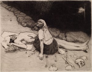 La madre de Lemminkäinen de Akseli Gallen-Kallela