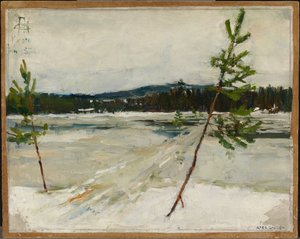 Sendero sobre el hielo de Akseli Gallen-Kallela